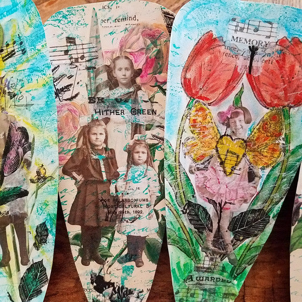 Charmed Floral Memory Fan Project by Ella Wilson
