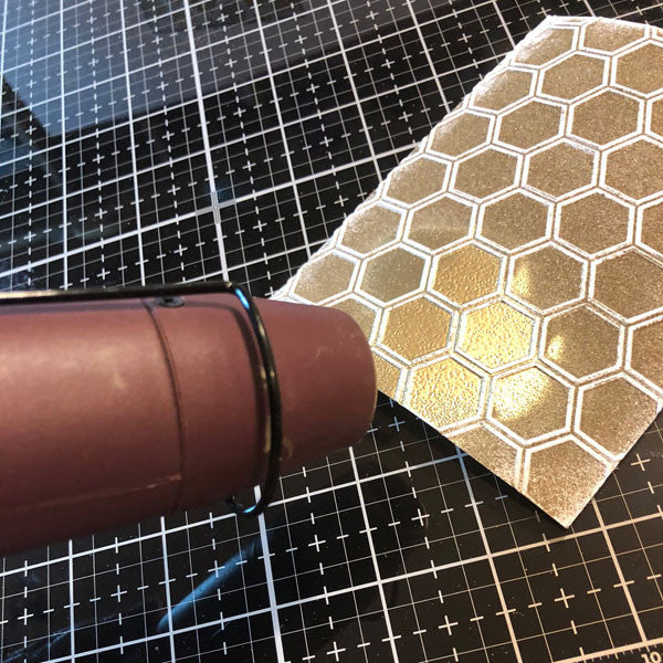 Making Your Own Metallic Embossed Paper Project by Jo West
