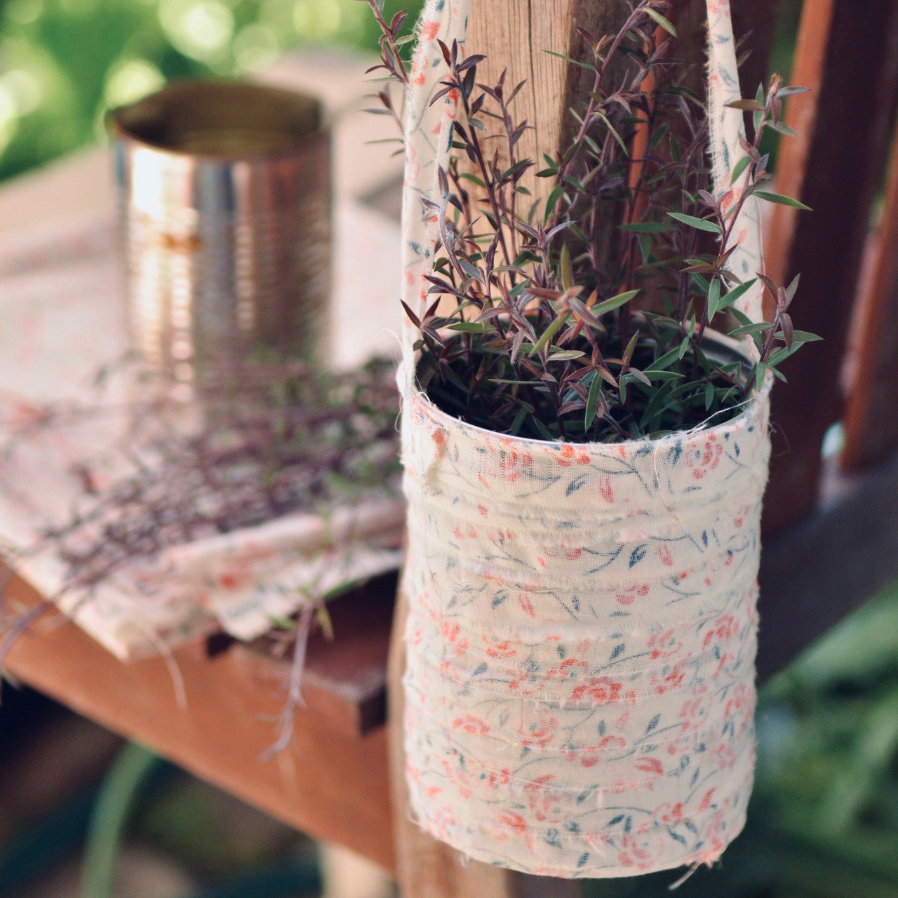 Upcyled Cans Hanging Planter Project