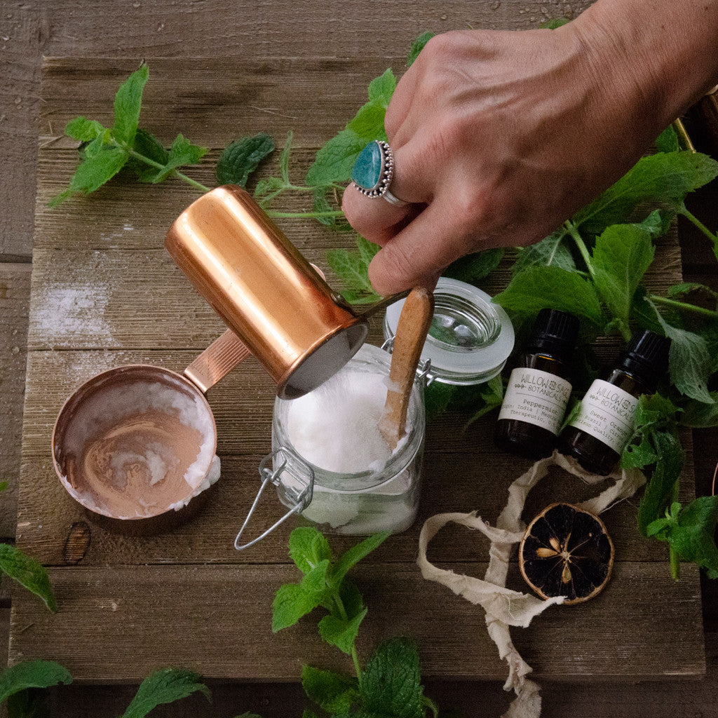 DIY Orange & Mint Sugar Scrub by Danielle Williams