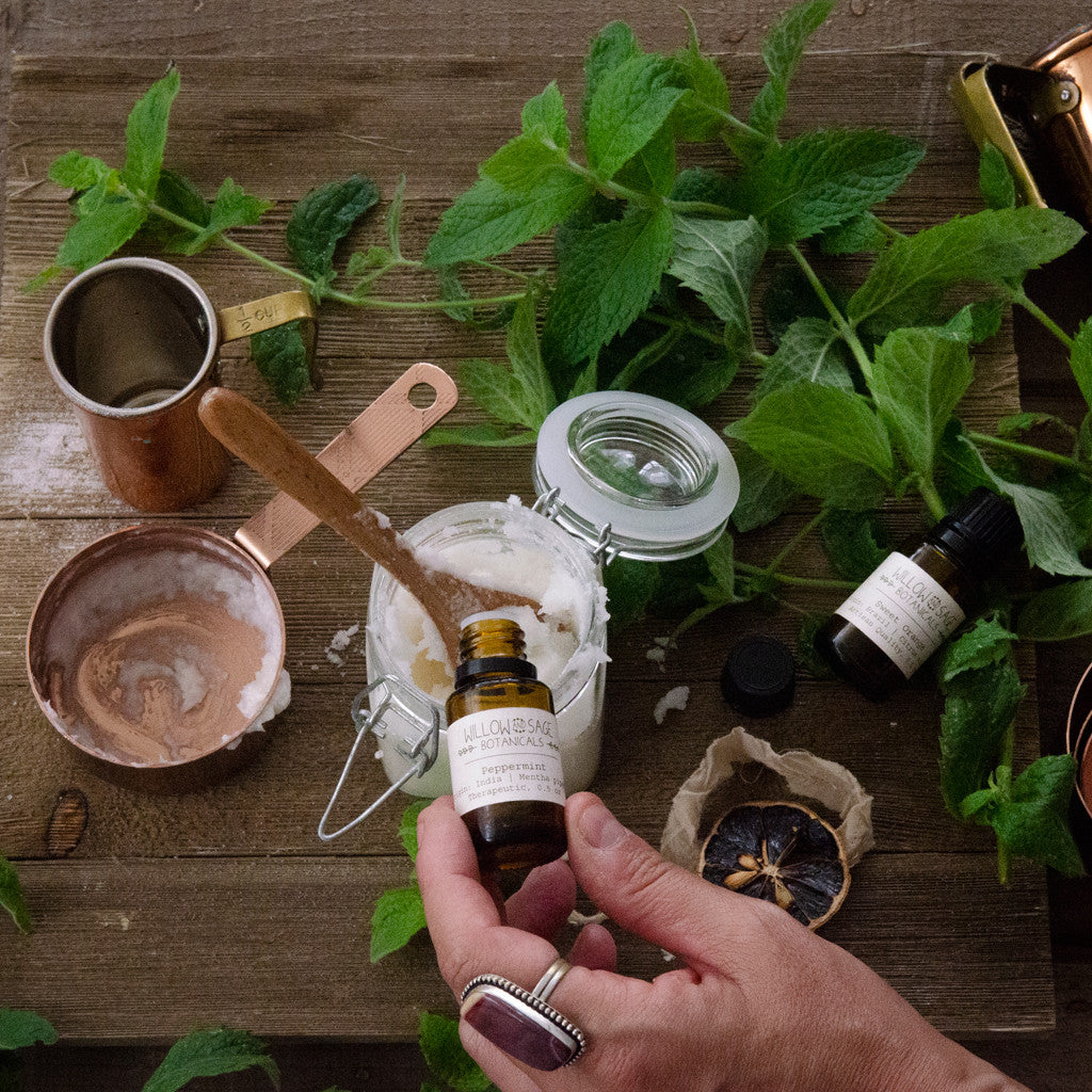 DIY Orange & Mint Sugar Scrub by Danielle Williams