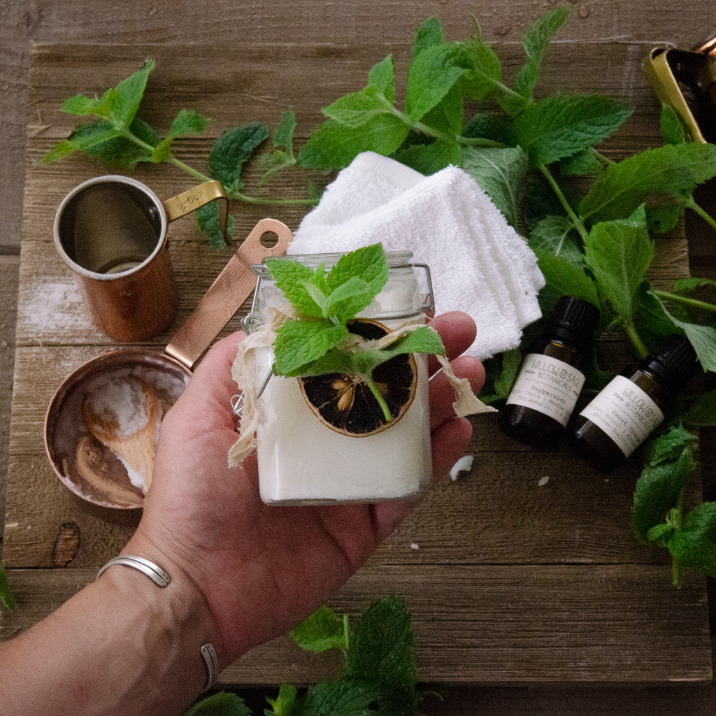 DIY Orange & Mint Sugar Scrub by Danielle Williams