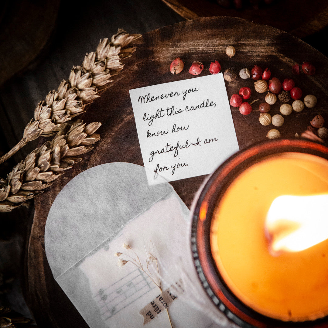 A Gift of Gratitude: Orange & Eucalyptus Candles to Make in the Oven