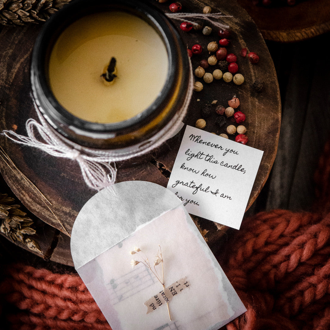 A Gift of Gratitude: Orange & Eucalyptus Candles to Make in the Oven
