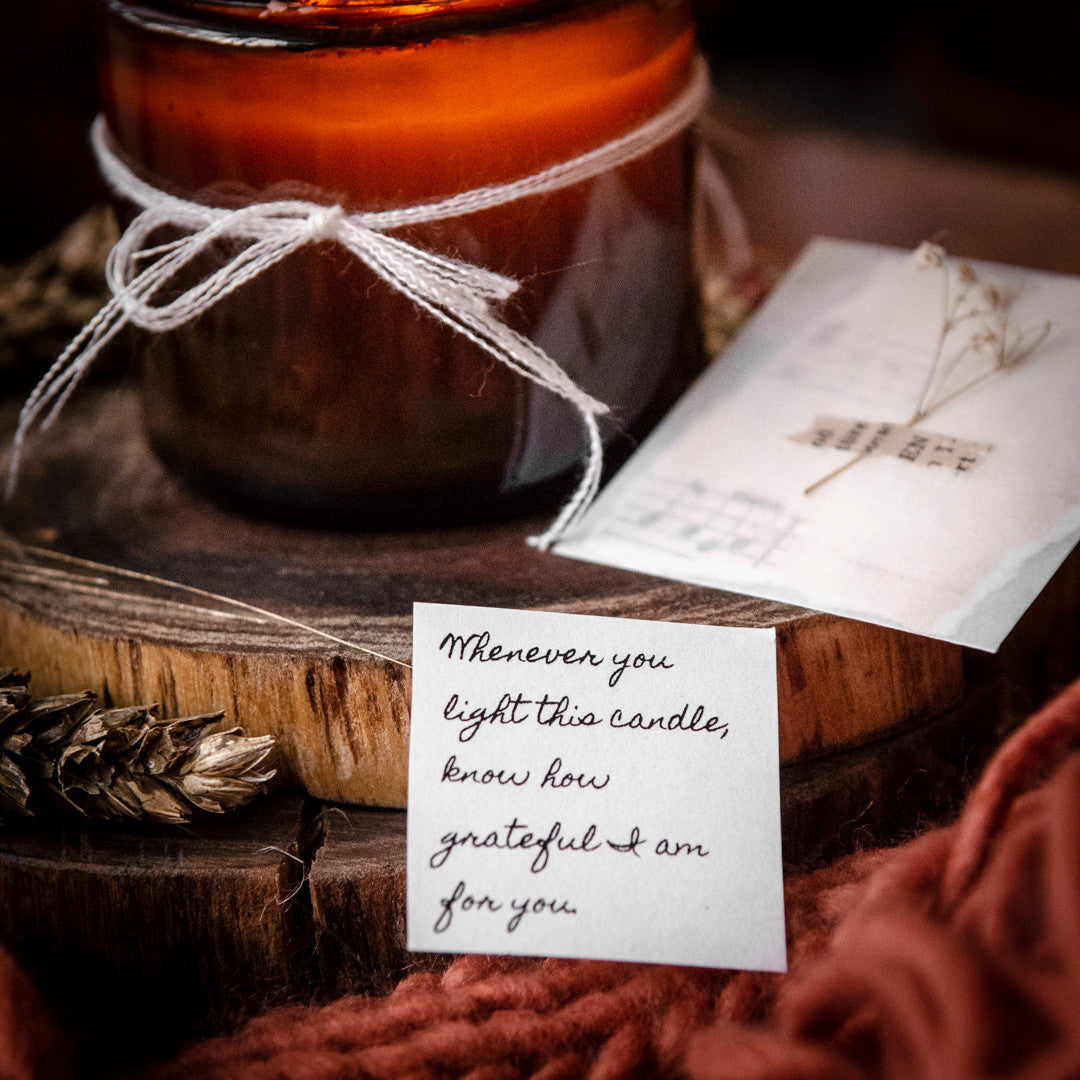 A Gift of Gratitude: Orange & Eucalyptus Candles to Make in the Oven