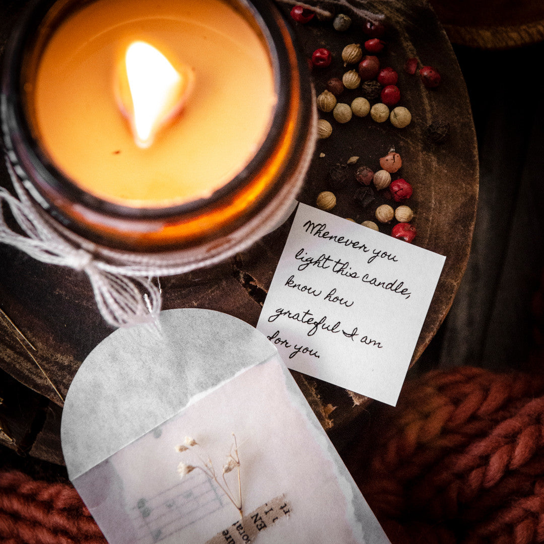 A Gift of Gratitude: Orange & Eucalyptus Candles to Make in the Oven