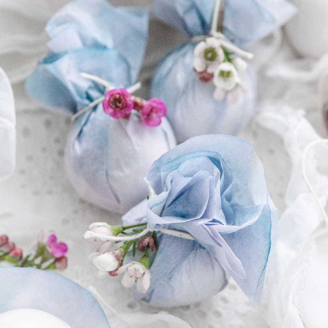 Naturally Dyed Bath Bomb Packaging