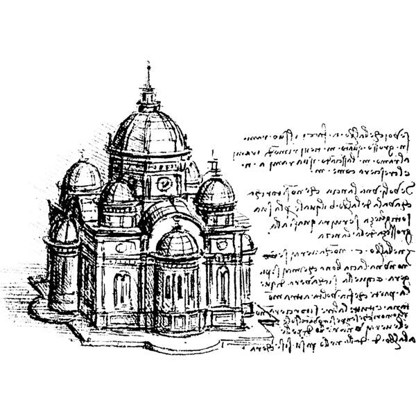 Cathedral Wood Mounted Stamp by Classic Stampington & Company