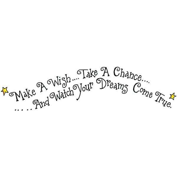Make A Wish Wood Mounted Stamp by Deb Strain