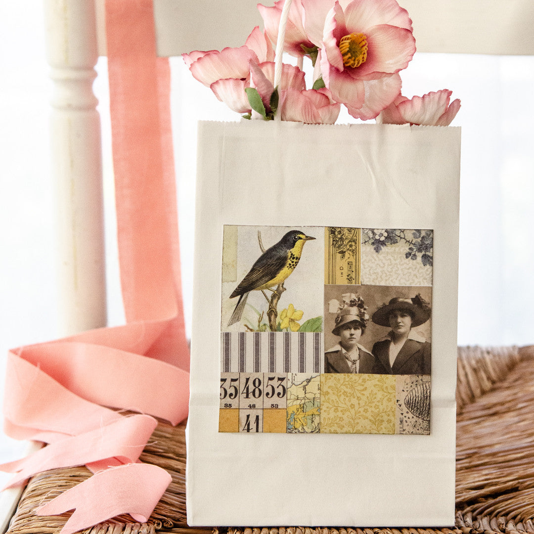 Patchwork Paper Gift Bags