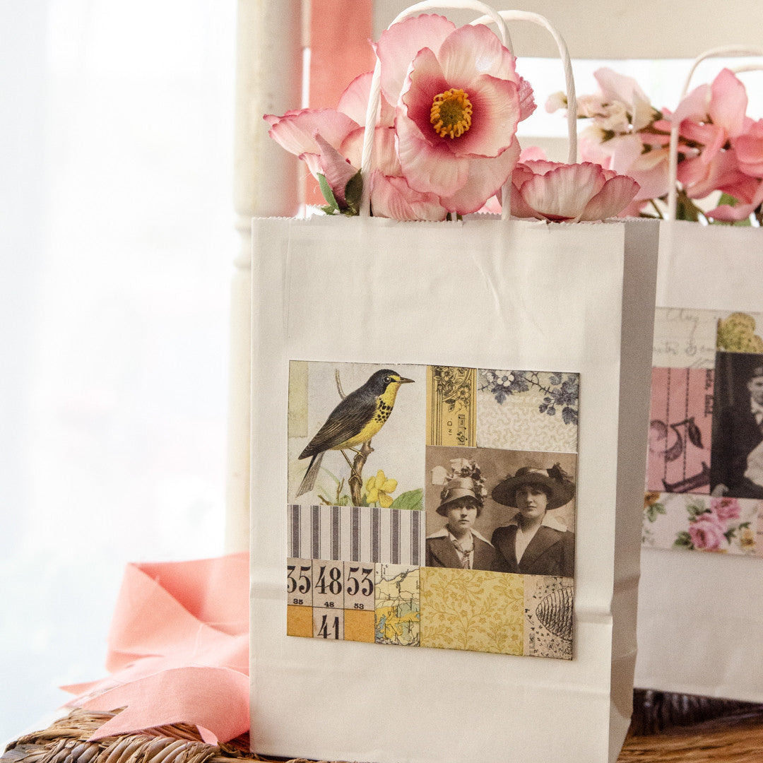 Patchwork Paper Gift Bags