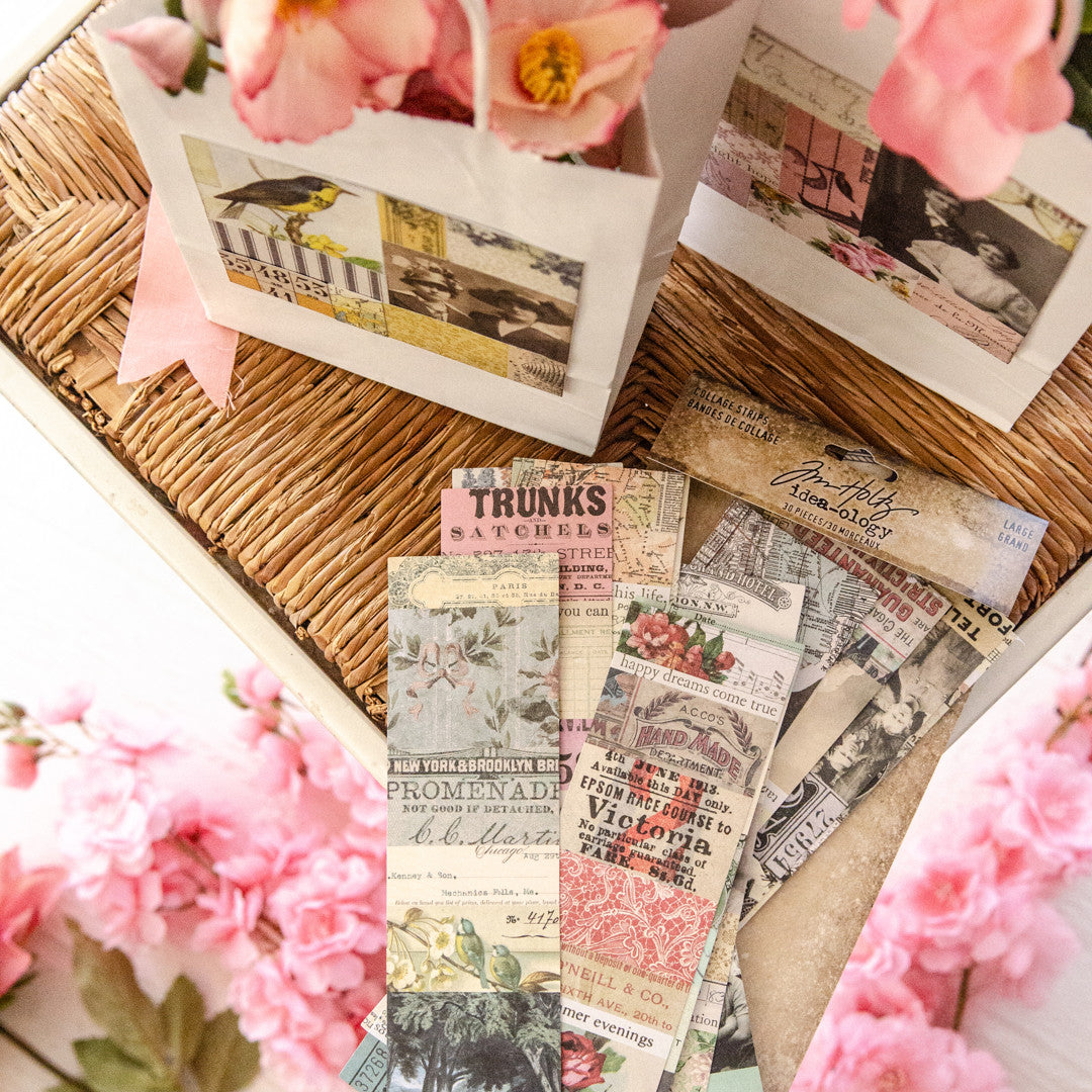 Patchwork Paper Gift Bags
