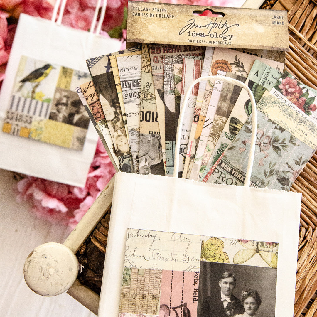 Patchwork Paper Gift Bags
