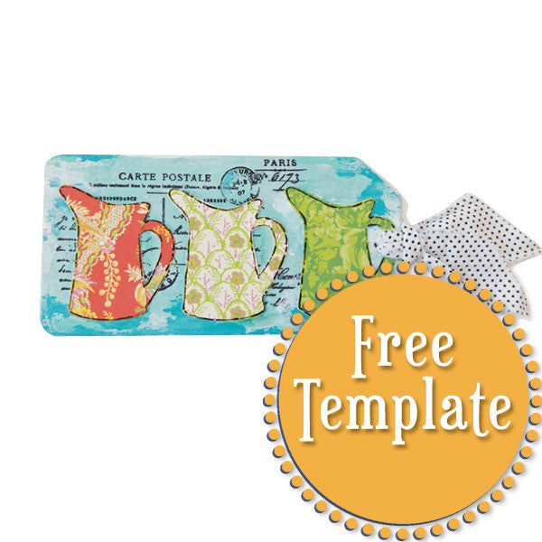 Mail Model Pitcher Pitcher Template | Stampington & Company