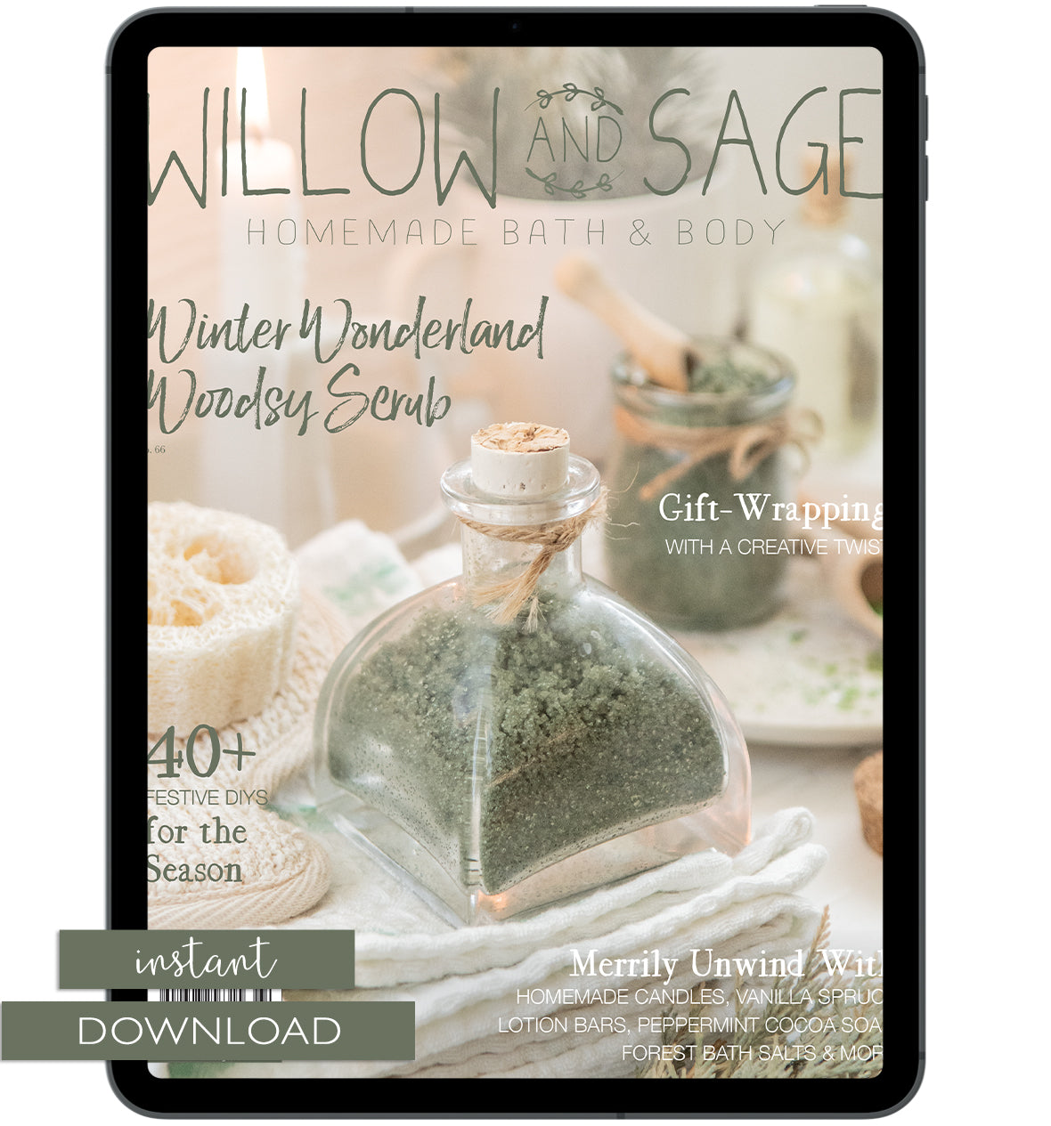 Willow and Sage Winter 2027 Instant Download