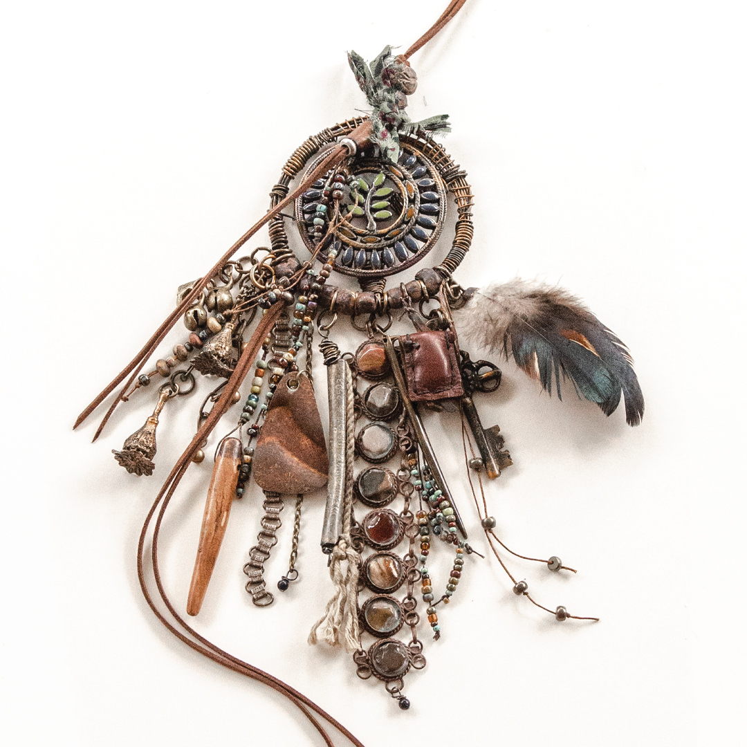 Found Object Art With Antique Keys